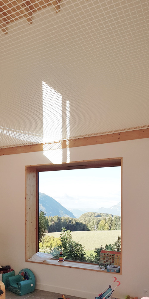 maison saint nizier salon double hauteur