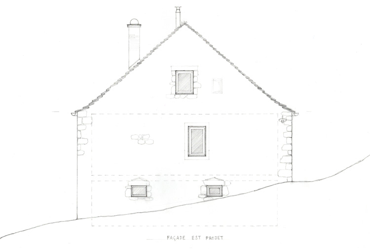 maison la rochette façade est