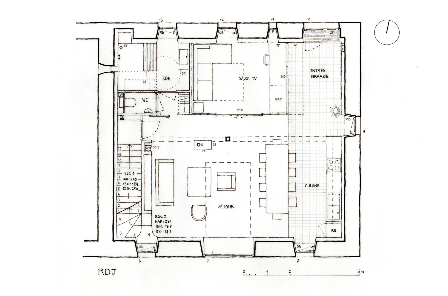 maison la rochette plan rez de jardin