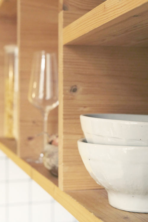 meuble design vintage bois bols